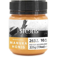 Produktbild von Steens Manuka Honig MGO 263+ UMF 10+ vegetarisch 225g