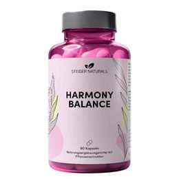 Steiger Naturals Harmony Balance Pflanzenextrakt-Komplex Vegan Laktosefrei Glutenfrei 90 Kapseln – Bild 1 von 4