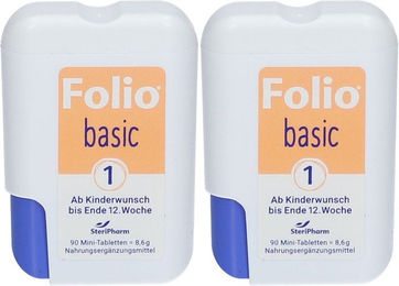 SteriPharm FOLIO 1 basic Filmtabletten laktosefrei und glutenfrei 180 Stück – Bild 1 von 1