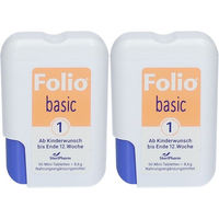 Produktbild von SteriPharm FOLIO 1 basic Filmtabletten laktosefrei und glutenfrei 180 Stück