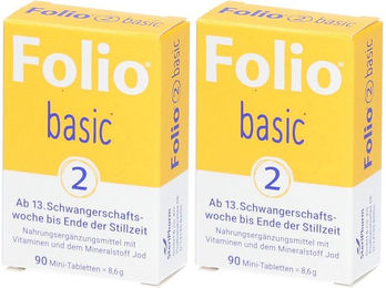 SteriPharm Folio basic 2 Tabletten laktosefrei und glutenfrei für Schwangere und Stillende 180 Stück – Bild 1 von 1
