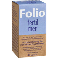 Produktbild von Steripharm Folio fertil men Tabletten für Männer glutenfrei laktosefrei 30 Stück