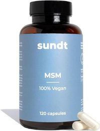 Sundt MSM Kapseln vegan glutenfrei ohne Zusatzstoffe – Bild 1 von 2