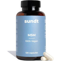 Produktbild von Sundt MSM Kapseln vegan glutenfrei ohne Zusatzstoffe