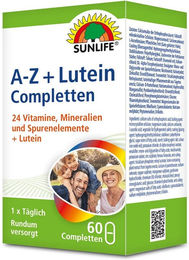 Sunlife A-Z + Lutein Tabletten 60 Stück – Bild 1 von 1