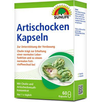 Produktbild von Sunlife Artischocke Kapseln 60 Stück