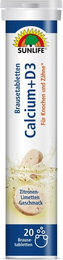 Sunlife Calcium + Vitamin D3 Brausetabletten zuckerfrei für Sportler und Senioren – Bild 1 von 2