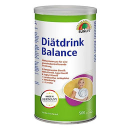 Sunlife Diätdrink Balance Mahlzeitersatz Pulver 500g mit 3-Komponenten Eiweiß, L-Carnitin, Magnesium und Zink – Bild 1 von 3