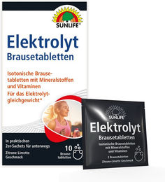 SUNLIFE Elektrolyte Brausetabletten isotonisch Zitrone-Limette – Bild 1 von 3