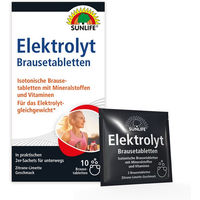 Produktbild von SUNLIFE Elektrolyte Brausetabletten isotonisch Zitrone-Limette