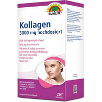 Produktbild von Sunlife Kollagen Hyaluronsäure Vitamin C Sticks 3000 mg