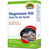 Produktbild von Sunlife Magnesium 400 Nacht Tabletten