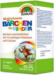 Sunlife Multivitamin Gummis für Kinder zuckerfrei und glutenfrei ohne Zusatzstoffe 60 Stück – Bild 1 von 1