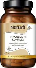 SUNLIFE® NATURE Magnesium Komplex Kapseln vegan laktosefrei glutenfrei 180 Stück – Bild 1 von 4