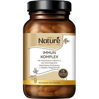Produktbild von SUNLIFE NATURE Vitamin C Immun Komplex Kapseln vegan laktosefrei glutenfrei 180 Stück