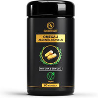 Produktbild von SUNNAFRUCHT Premium Omega 3 Algenöl Kapseln vegan ohne Zusatzstoffe