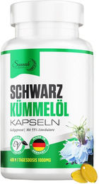 Sunnah Shop Schwarzkümmelöl Kapseln vegan ohne Zusatzstoffe 400 Stück – Bild 1 von 2