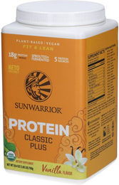 Sunwarrior Classic Plus Bio-Proteinpulver Vanille Mehrkomponenten Vegan Glutenfrei 375 g – Bild 1 von 1