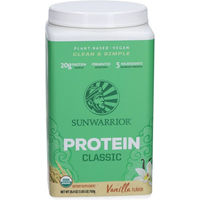 Produktbild von Sunwarrior Classic Protein Vanille Vegan Bio Reisprotein Pulver 750 g