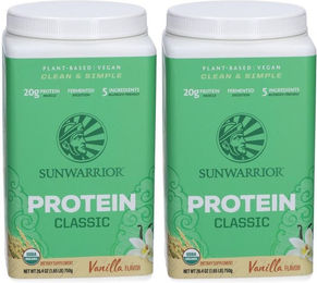 Sunwarrior Classic Protein Vanille Vegan Bio Reisprotein Pulver 750 g – Bild 1 von 1