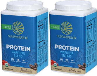 Sunwarrior Protein Blend Mehrkomponenten Protein Pulver Mocha Vegan ohne Zusatzstoffe 750 g – Bild 1 von 1