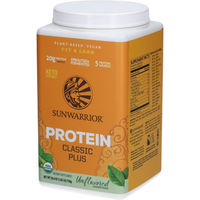 Produktbild von Sunwarrior Protein Classic Plus Mehrkomponenten Pflanzenprotein Vanille Bio Vegan 750 g