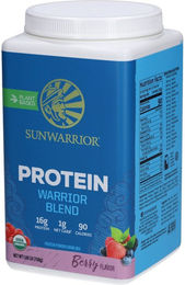 Sunwarrior Warrior Blend Protein Pulver Beeren-Mix 750g vegan ohne Zusatzstoffe – Bild 1 von 6