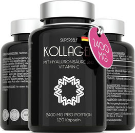 SuperSelf Kollagen Typ I Kapseln aus Fisch für Haut und Gelenke, 120 Kapseln, glutenfrei und ohne Zusatzstoffe – Bild 1 von 3