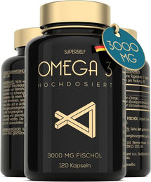 SuperSelf Omega 3 Kapseln ohne Zusatzstoffe 120 Stück – Bild 1 von 3