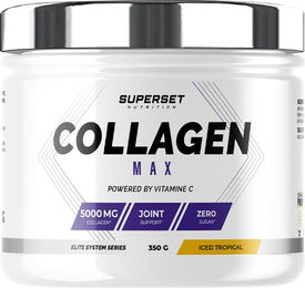 Superset Nutrition Collagen Max Pulver mit hydrolysiertem Kollagen Peptan und Vitamin C Tropisch 350g glutenfrei laktosefrei zuckerfrei – Bild 1 von 4