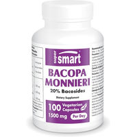 Produktbild von SuperSmart Bacopa monnieri Kapseln vegetarisch