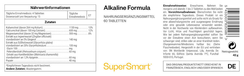 SuperSmart Basische Formel Mineralstoff-Komplex Tabletten – Bild 1 von 1