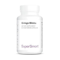 Produktbild von SuperSmart Ginkgo Biloba Kapseln vegan und glutenfrei 90 Stück