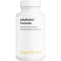 Produktbild von SuperSmart InflaRelief Formula mit Kurkuma, Bioperin und Quercetin, 180 vegane Kapseln, glutenfrei