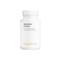 Produktbild von SuperSmart Pestwurz-Extrakt Butterbur Extract vegetarische Kapseln 60 Stück