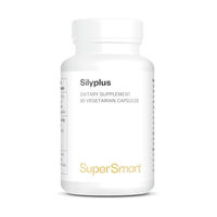 Produktbild von SuperSmart SilyPlus Silymarin Mariendistel Kapseln vegan glutenfrei 90 Stück