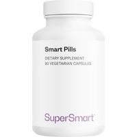 Produktbild von SuperSmart Smart Pills Nootropika mit Bacopa Monnieri, Ginkgo Biloba und L-Theanin vegetarische Kapseln
