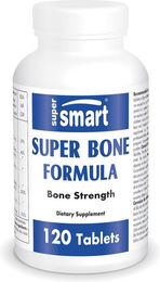 SuperSmart Super Bone Formula Tabletten mit Kalzium, Zink, Magnesium sowie Vitamin D3 und K2 für Frauen, 120 Stück – Bild 1 von 1