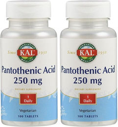 Supplementa Corporation B.V. Pantothensäure Vitamin B5 250 mg Tabletten 100 Stück – Bild 1 von 1