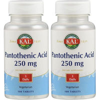 Produktbild von Supplementa Corporation B.V. Pantothensäure Vitamin B5 250 mg Tabletten 100 Stück