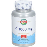 Produktbild von Supplementa Corporation B.V. Vitamin C Ascorbinsäure 1000 mg Tabletten vegan glutenfrei