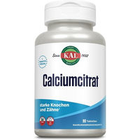 Produktbild von Supplementa GmbH Calcium Citrat Tabletten 1000 mg 90 Stück vegan glutenfrei laktosefrei