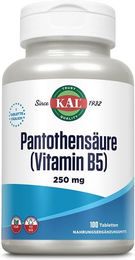 Supplementa GmbH Pantothensäure Vitamin B5 250 mg Tabletten 100 Stück – Bild 1 von 2