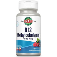 Produktbild von Supplementa GmbH Vitamin B12 Methylcobalamin 1000 µg Tabletten 60 Stück