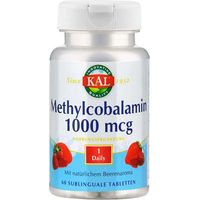 Produktbild von Supplementa Vitamin B12 Methylcobalamin 1000 mcg Tabletten 60 Stück