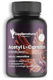 Supplenatura Acetyl L-Carnitin ALCAR Kapseln vegan 180 Stück – Bild 1 von 7