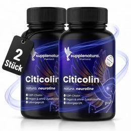 SUPPLENATURA Citicoline CDP Cholin Kapseln 250 mg vegan 360 Stück – Bild 1 von 2