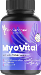 Supplenatura Myo Inositol mit 110:1 Verhältnis von Inositol und D-Chiro Inositol, vegane Kapseln für Frauen, 180 Stück – Bild 1 von 3