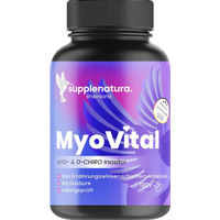 Produktbild von Supplenatura Myo Inositol mit 110:1 Verhältnis von Inositol und D-Chiro Inositol, vegane Kapseln für Frauen, 180 Stück