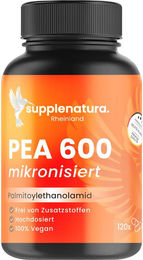 supplenatura PEA Kapseln Palmitoylethanolamid mikronisiert ohne Zusatzstoffe 120 Kapseln – Bild 1 von 9